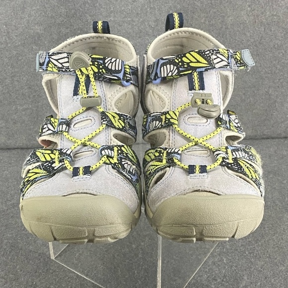 KEEN Seacamp 2CNX Closed Toe Sandal, Hydrangea/Sharp Green Size 3 Big Kid - Picture 2 of 11